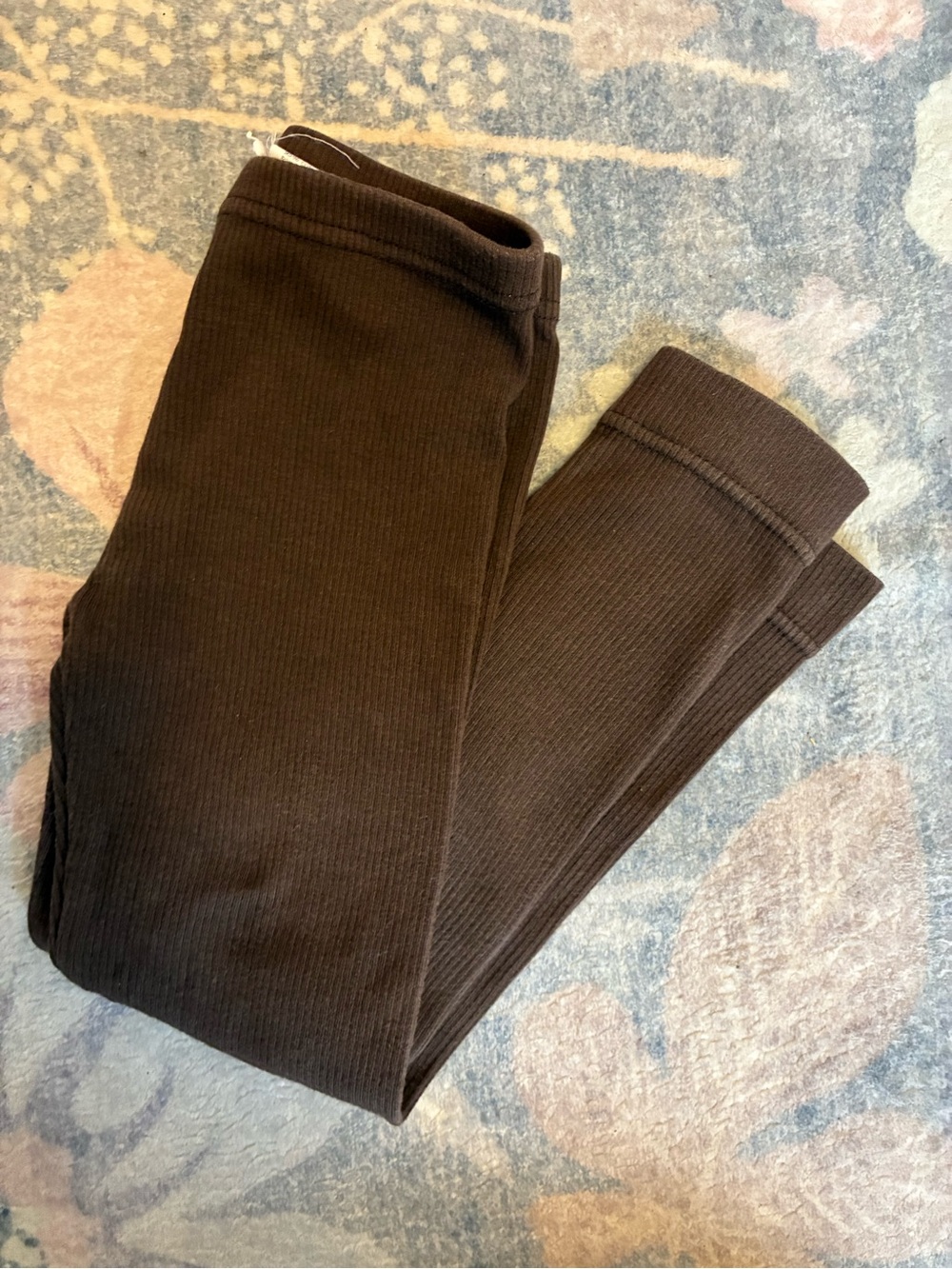 Jamie Kay Ribbed Brown Leggings 5y